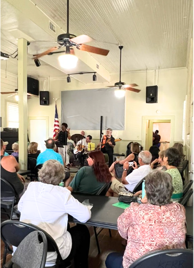 Photo of a jazz event at the Kerr Community Center